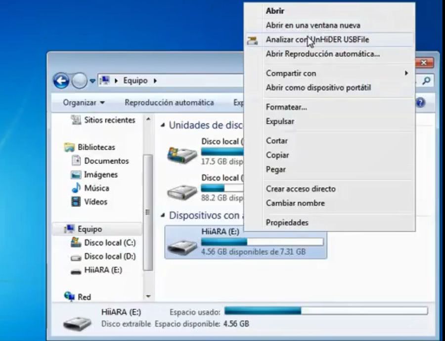 UnHiDER USBFile