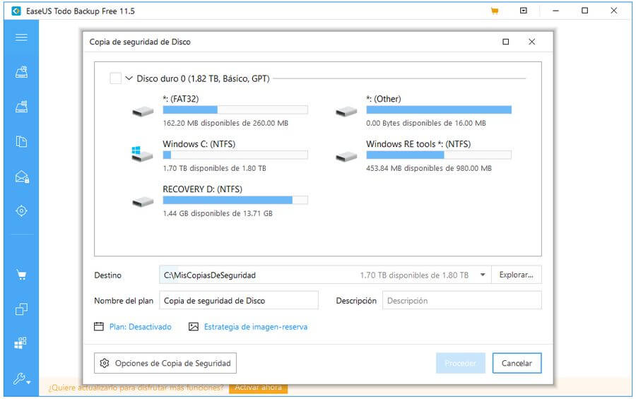 EaseUS Todo Backup: el software de copia de seguridad que necesitas
