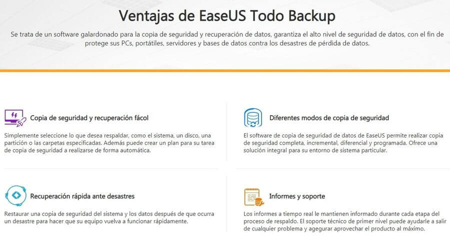 EaseUS Todo Backup: el software de copia de seguridad que necesitas