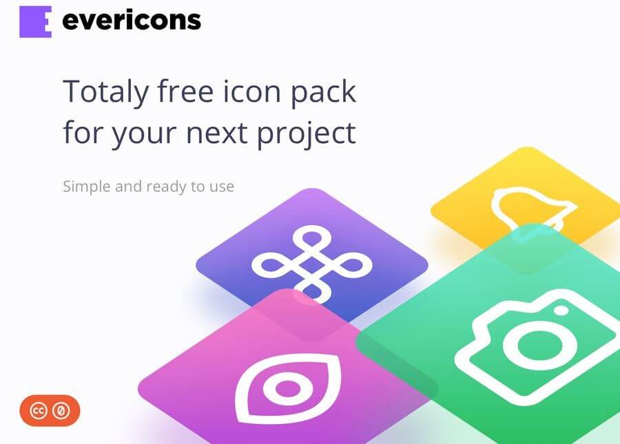 Evericons: un pack con cerca 500 iconos gratis para tus proyectos