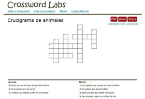 Generador de Crucigramas