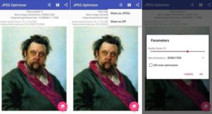 Comprimir imágenes en Android - JPEG Optimizer
