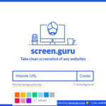 Capturas de pantalla de páginas