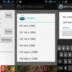 Convertir vídeos a audios en Android