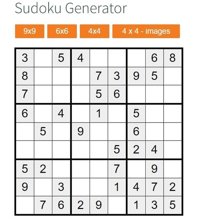 Crear sudokus para imprimir gratuita con Sudoku Generator