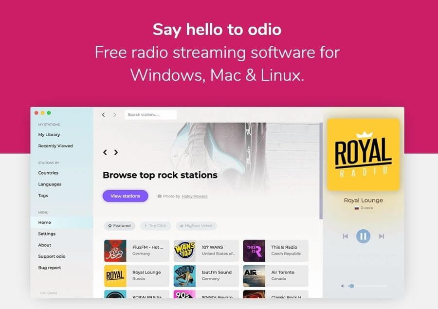 Miles de radios online