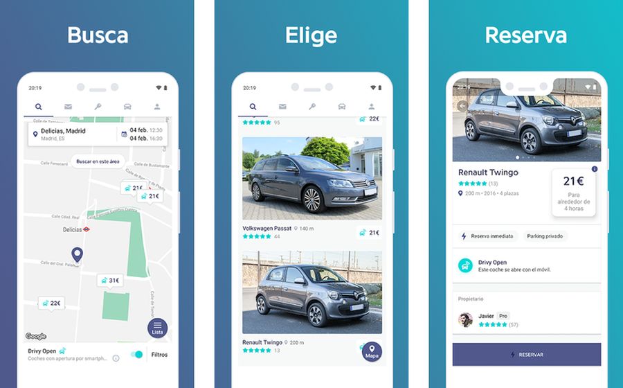 App de carsharing