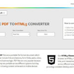 Convertir PDF a HTML5 online