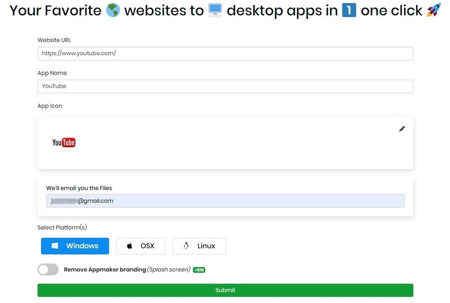 Convertir webs en aplicaciones de Escritorio