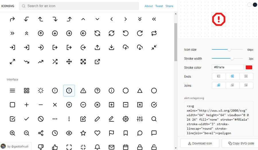 Crear iconos SVG