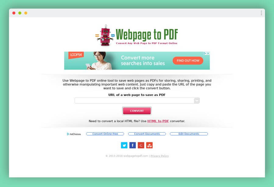 Webpage to PDF: convierte páginas y artículos a PDF, gratis y online