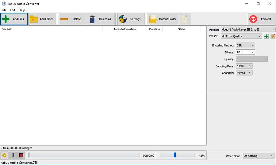 Kabuu Audio Converter
