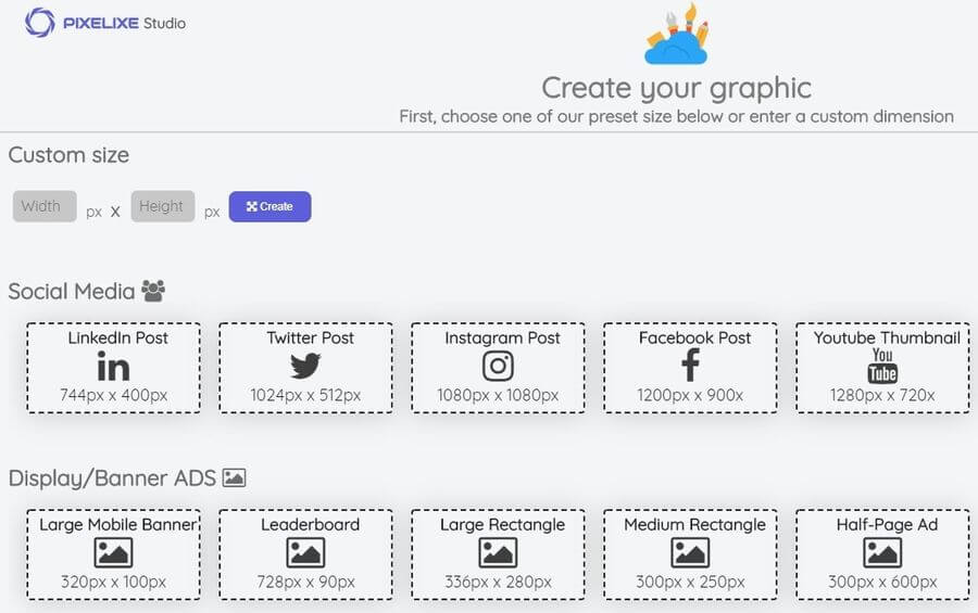 Pixelixe Studio: crear imágenes geniales para Redes Sociales
