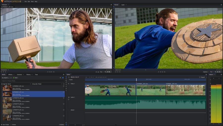 HitFilm Express: editor de vídeo espectacular y gratuito