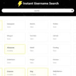 Instant Username Search