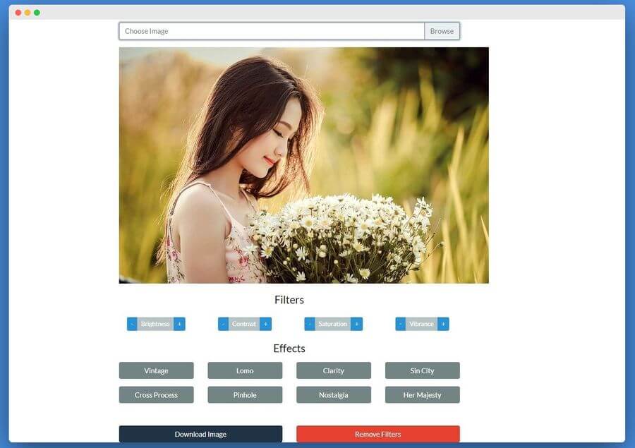 Aplicar filtros y efectos online