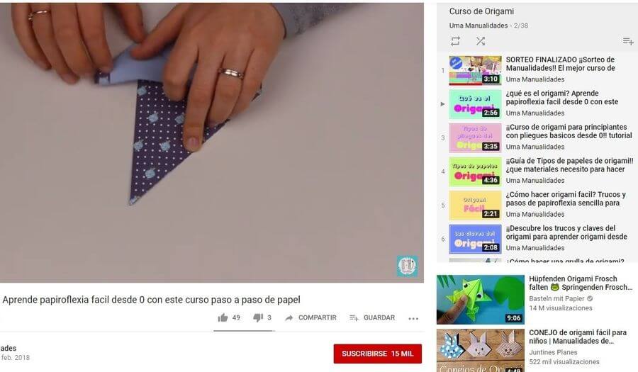 Aprender origami o papiroflexia fácilmente en estos 3 sitios