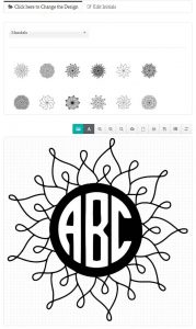 Crear-mandalas-para-imprimir-Mandala-Monogram