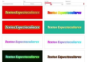 Generador de textos online espectaculares