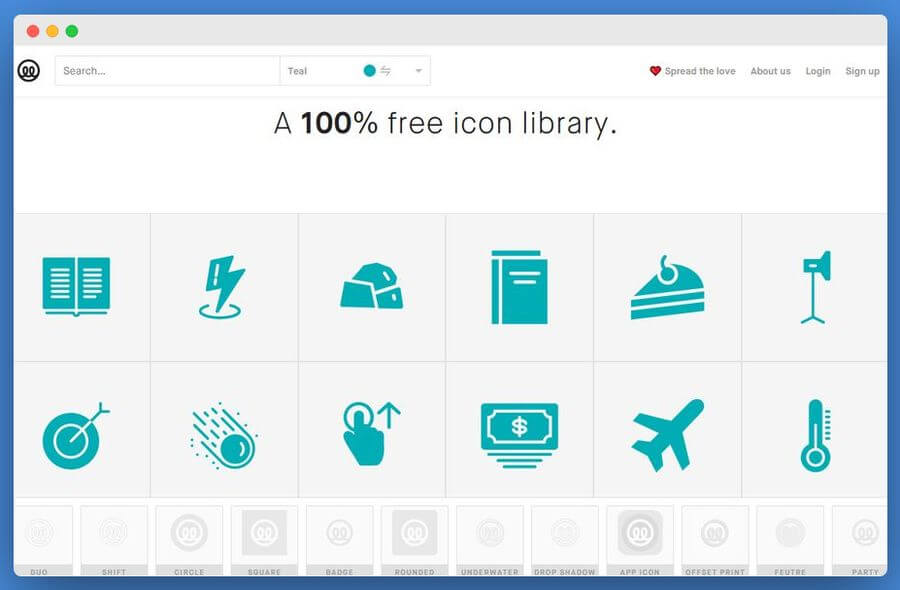 Bonitos iconos gratuitos personalizables