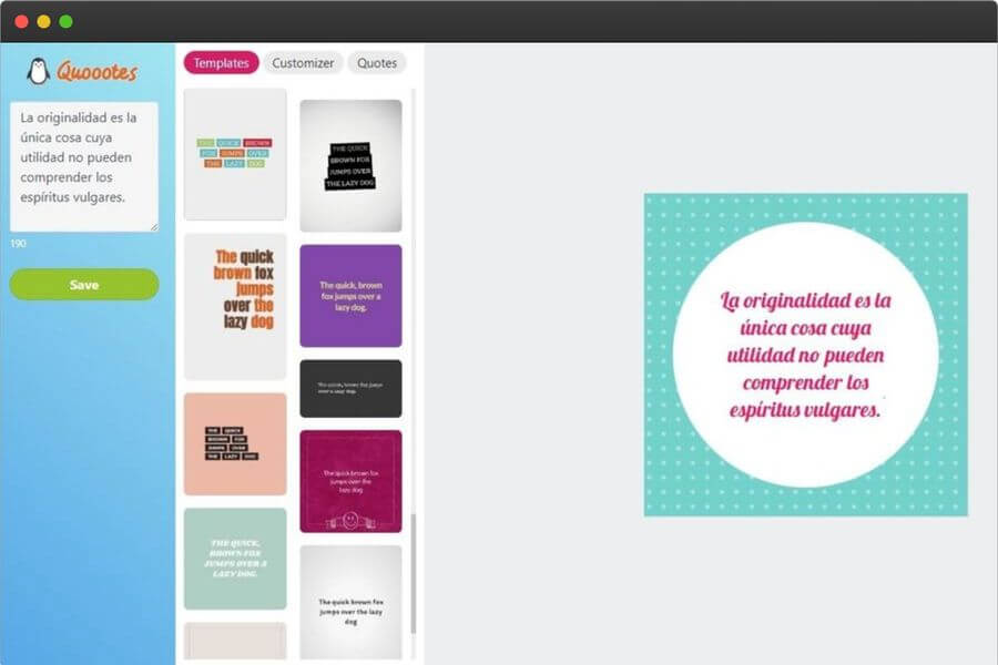 Crear imágenes con citas online