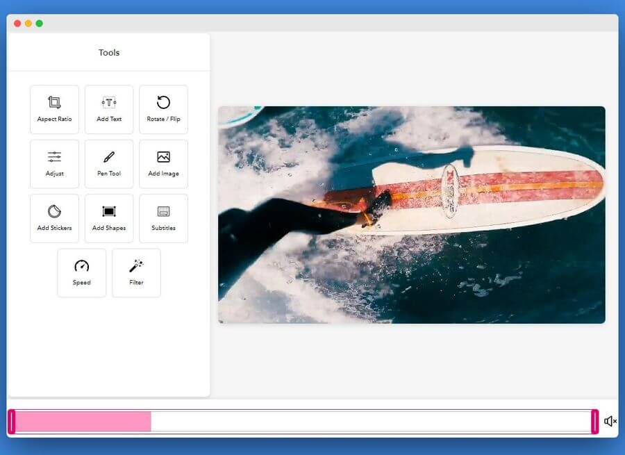 Excelente editor de vídeos online