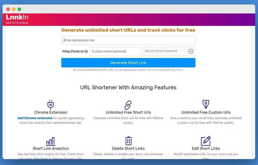LnnkIn: nuevo acortador de URLs seguro y gratuito