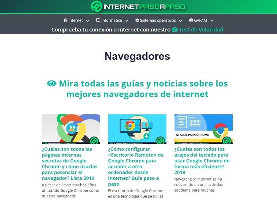 Aprender a manejar internet