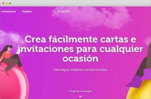 Crear tarjetas e invitaciones online