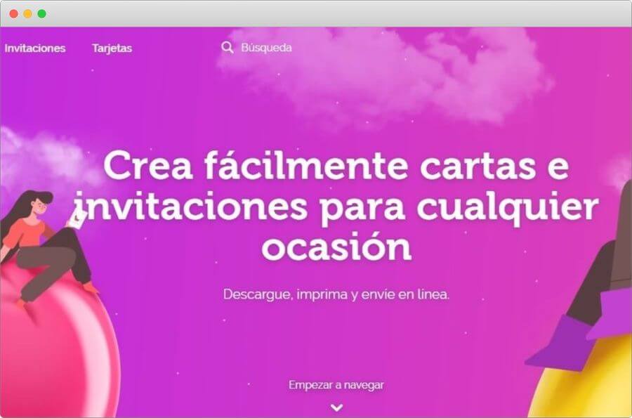 interrumpir Oblea plan de ventas Crear tarjetas e invitaciones online y gratis en GreetingsIsland