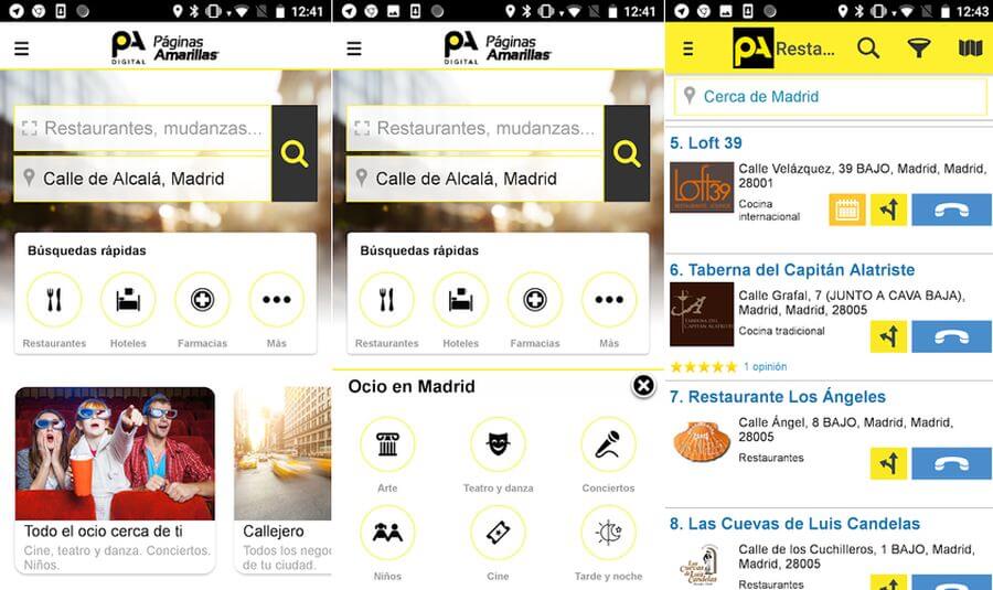 Encontrar empresas y negocios