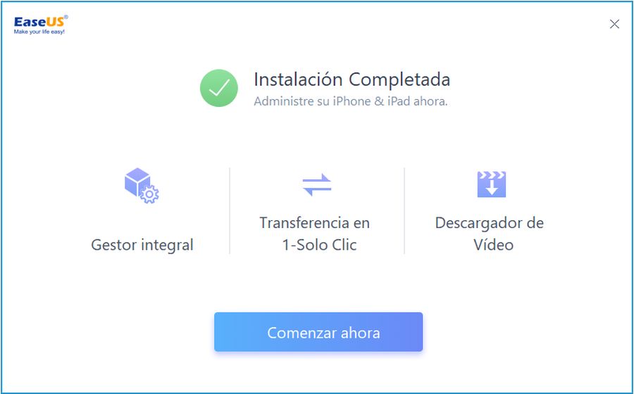 Software gratuito para gestión y transferencia de datos de iPhone e iPad en Windows y Mac
