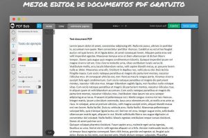 Mejor editor PDF gratuito y online