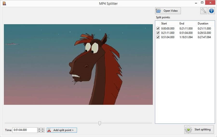 Unir y dividir vídeos con Mp4Tools