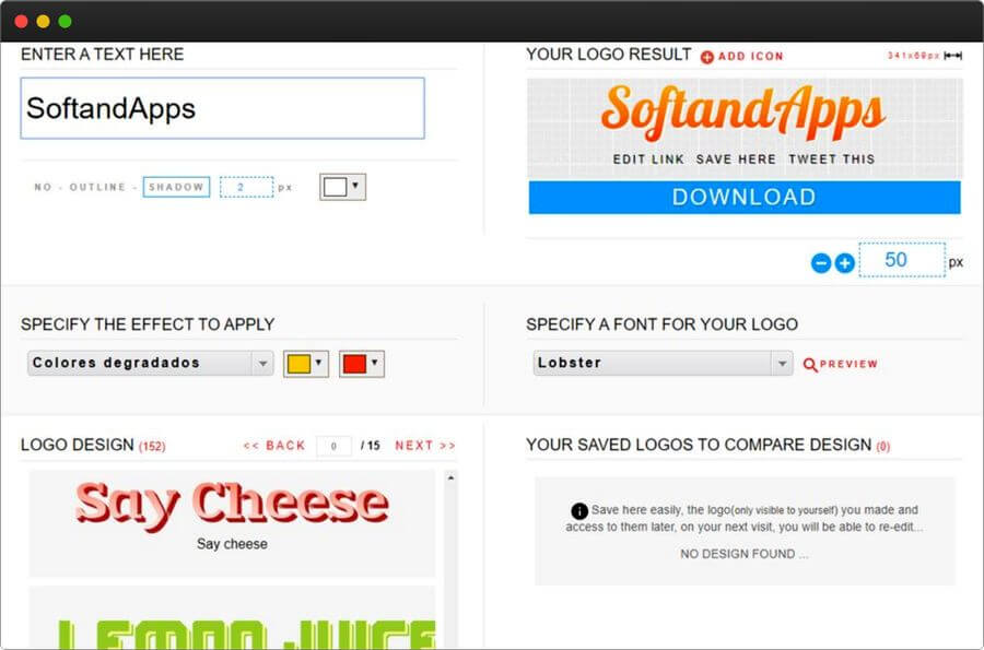 Crear logotipos con Supalogo