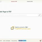 Convertir páginas a documentos con Web2PDF