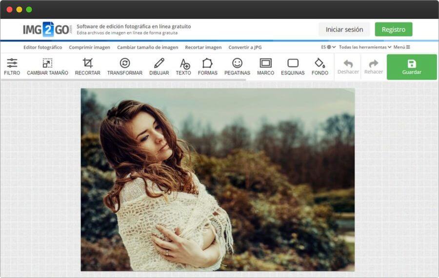 Editor fotográfico online y gratis con todas las herramientas que necesitas