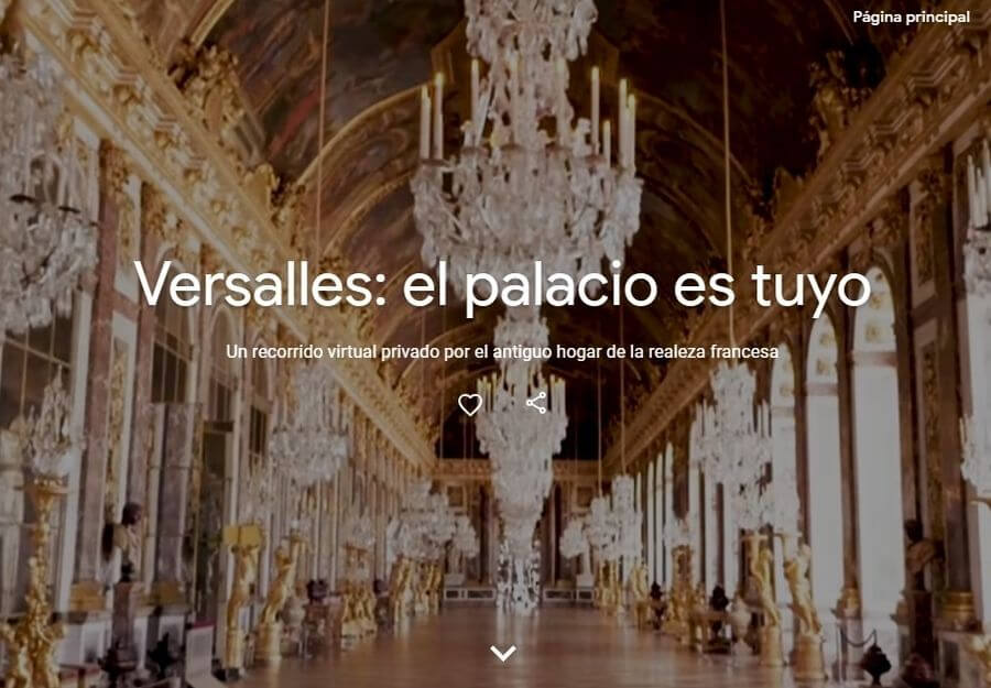 Recorrido virtual por Versalles de la mano de Google