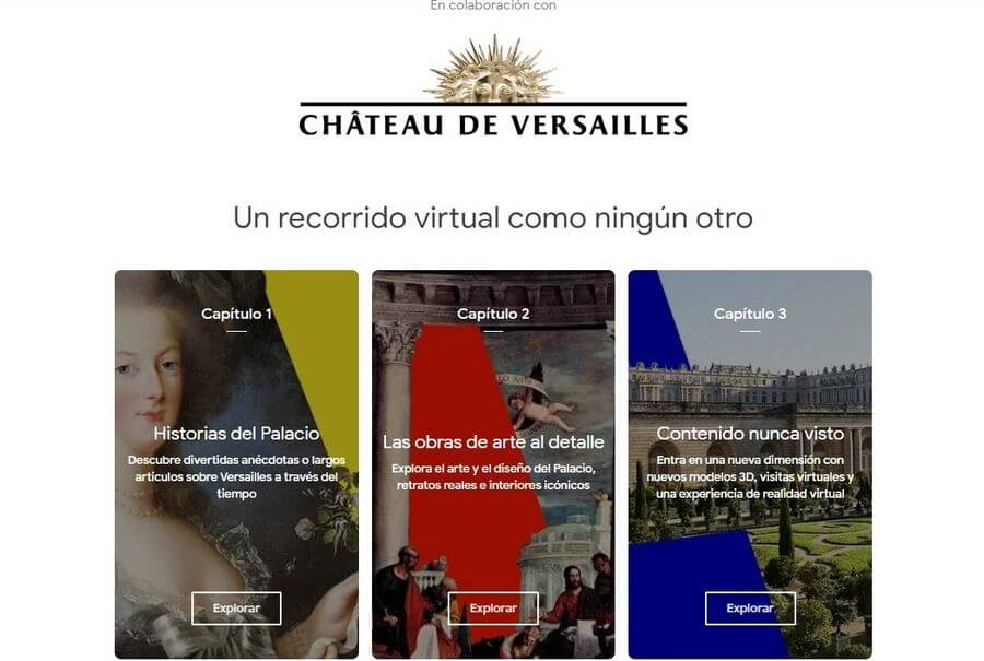 Recorrido virtual por Versalles de la mano de Google