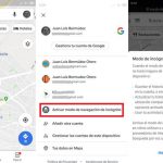 Modo incógnito en Google Maps en Android