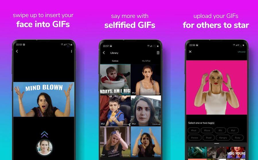 Poner tu cara en gifs animados
