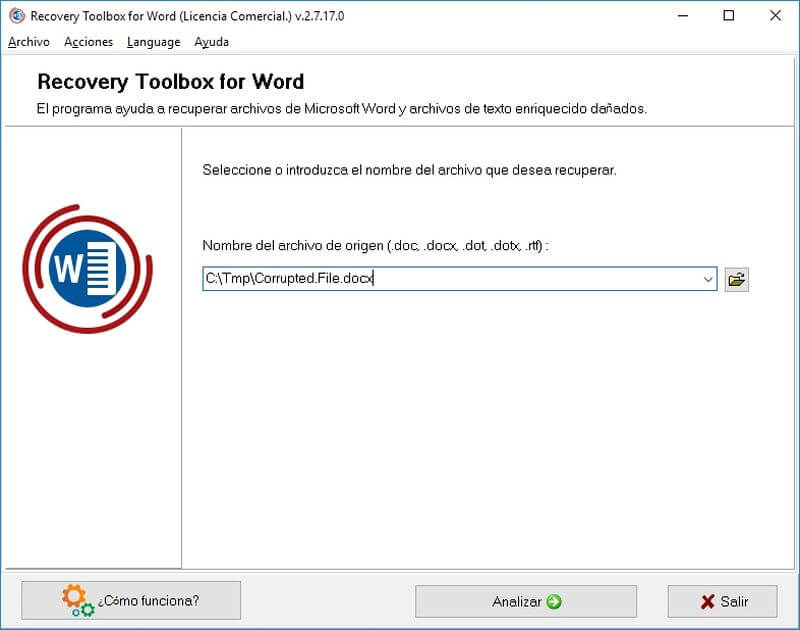 Recovery Toolbox for Word