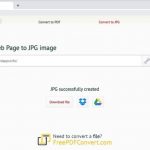 Convertir una página a JPG online