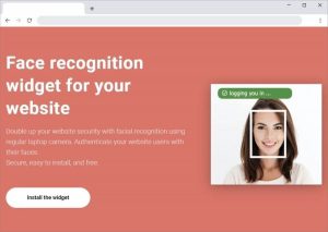 Widget de reconocimiento facial