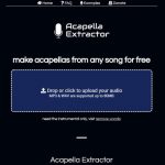 Acapella Extractor