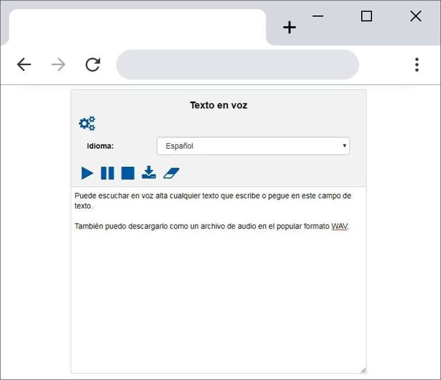 Convertir de voz a texto y de texto a voz gratis y online
