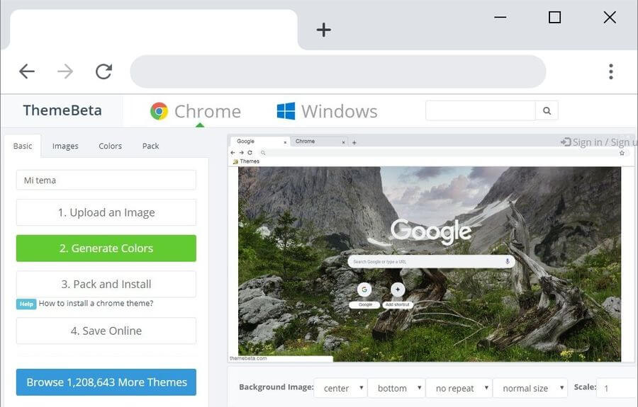 Cómo crear temas para Chrome