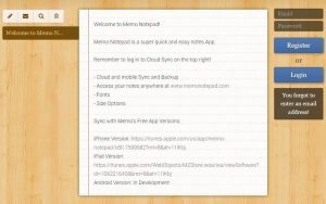 Memo Notepad