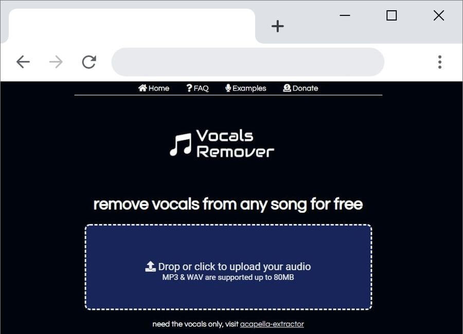 Remove Vocals