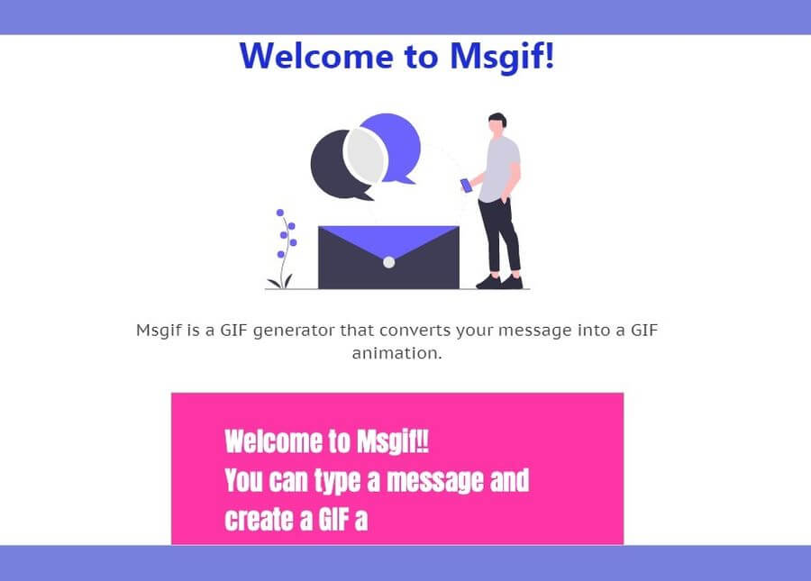 Convertir mensajes a GIF